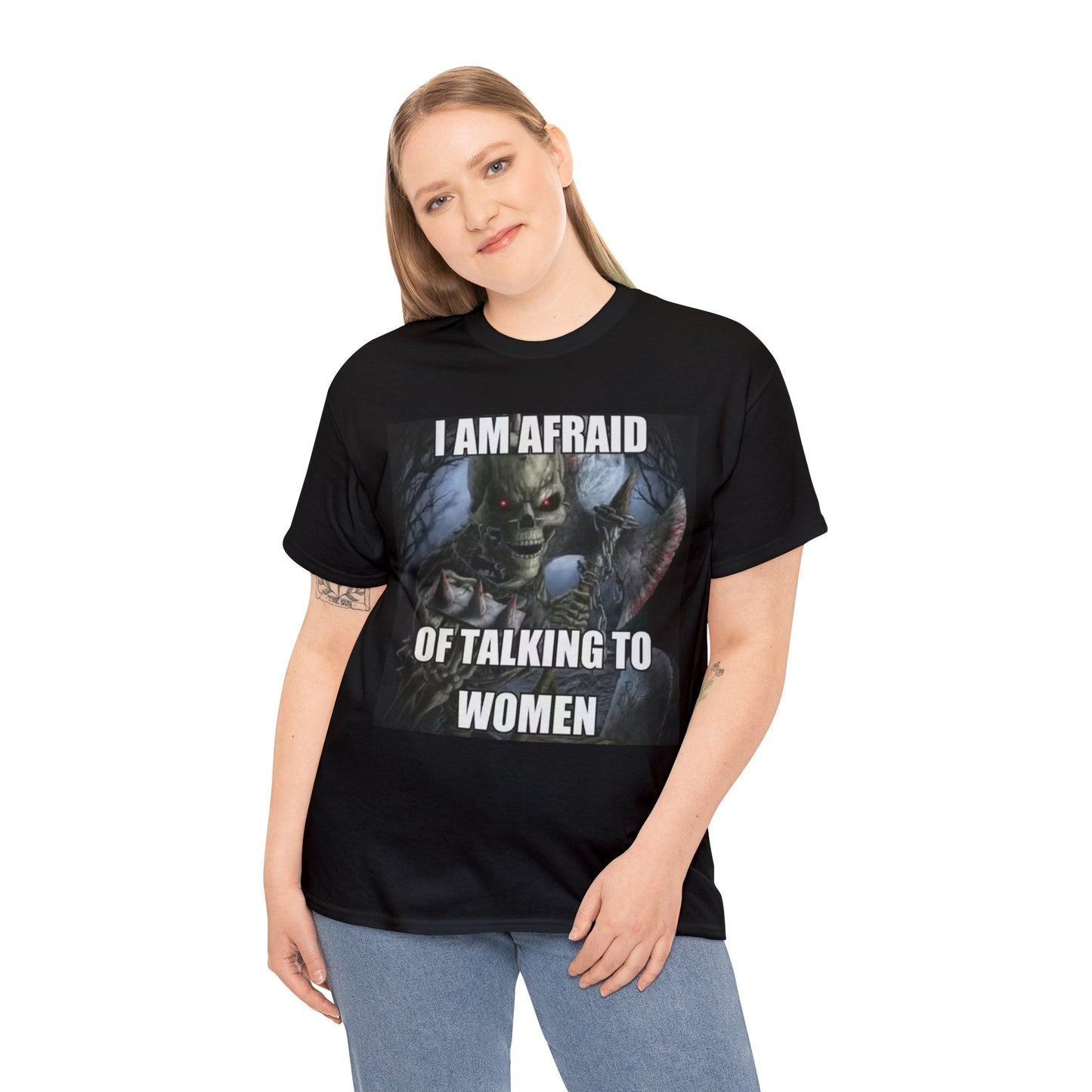 i am afraid of talking to women shirt