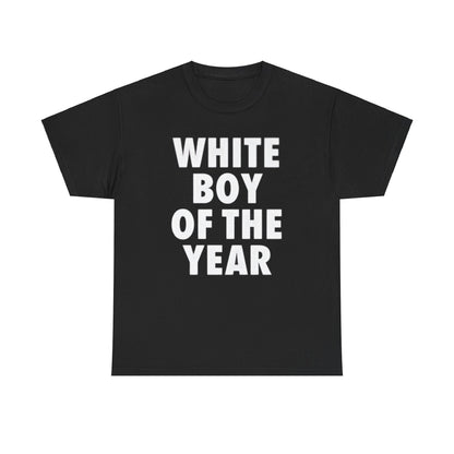 WHITE BOY OF THE YEAR FUNNY SHIRT