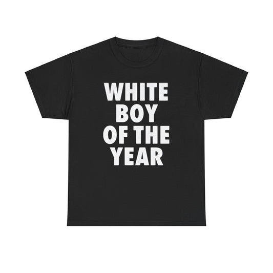 WHITE BOY OF THE YEAR FUNNY SHIRT