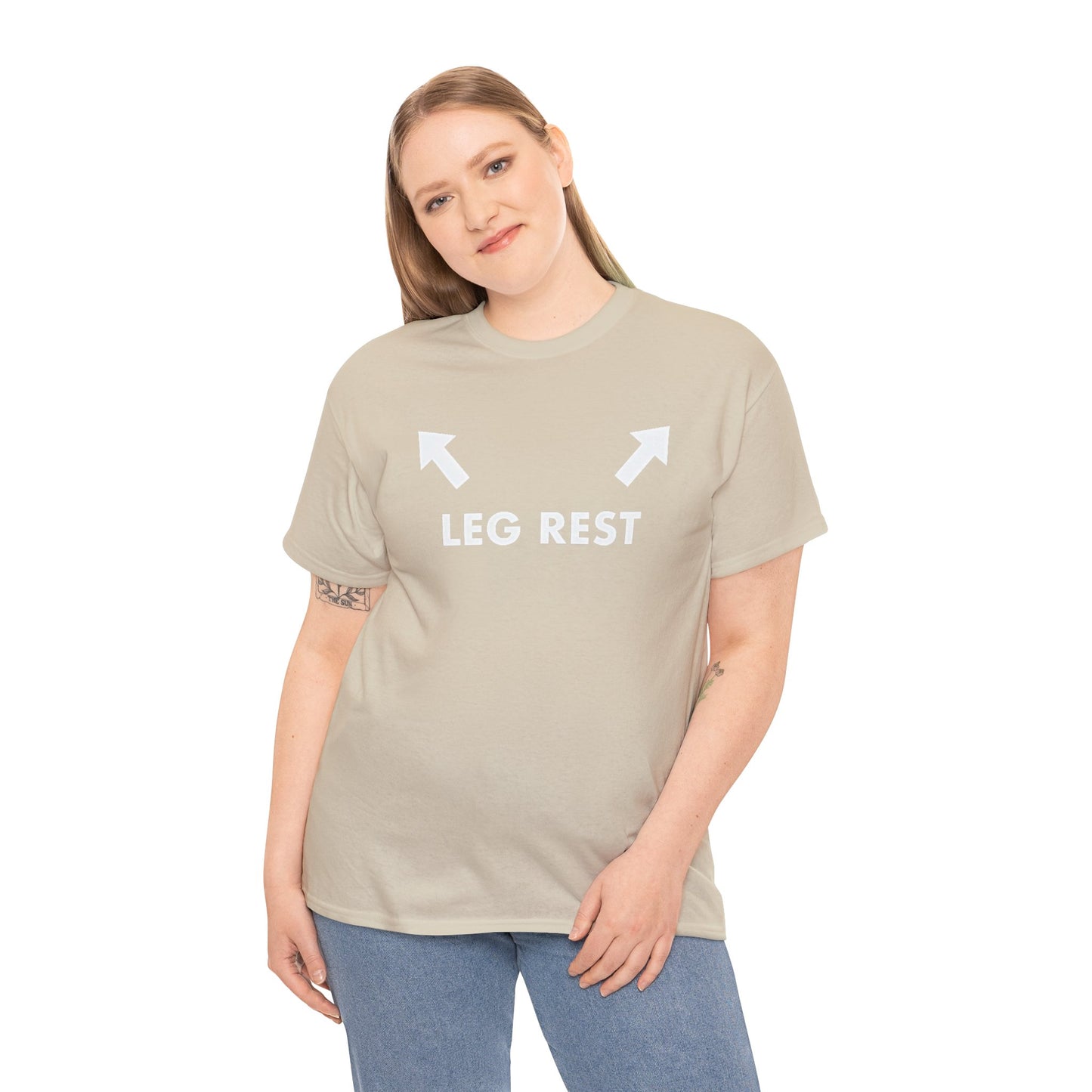 Leg rest Funny shirt