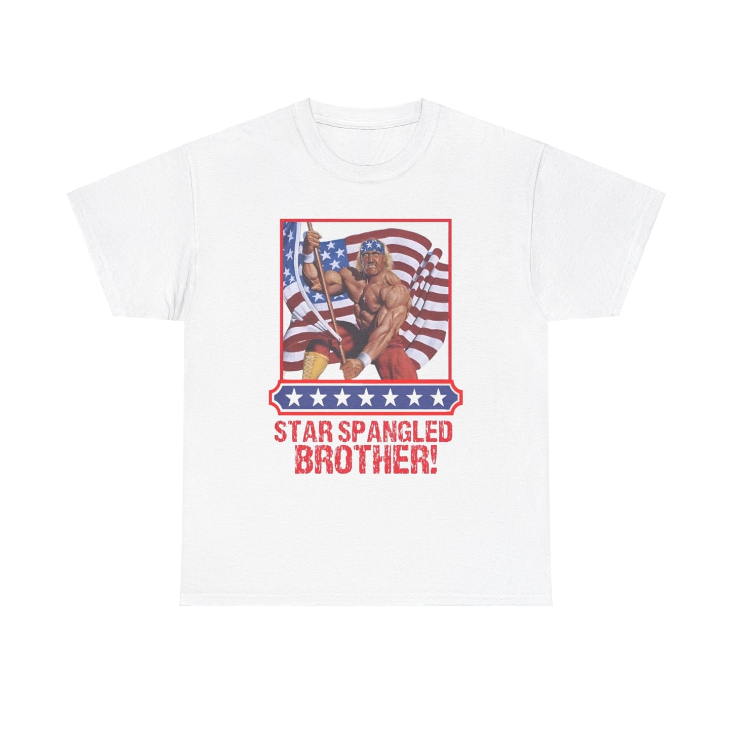 Hulk Hogan Patriotic Graphic Shirt