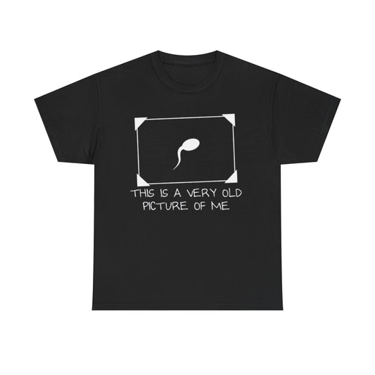 This Is a Very Old Picture of Me – Sperm Funny Meme T-Shirt