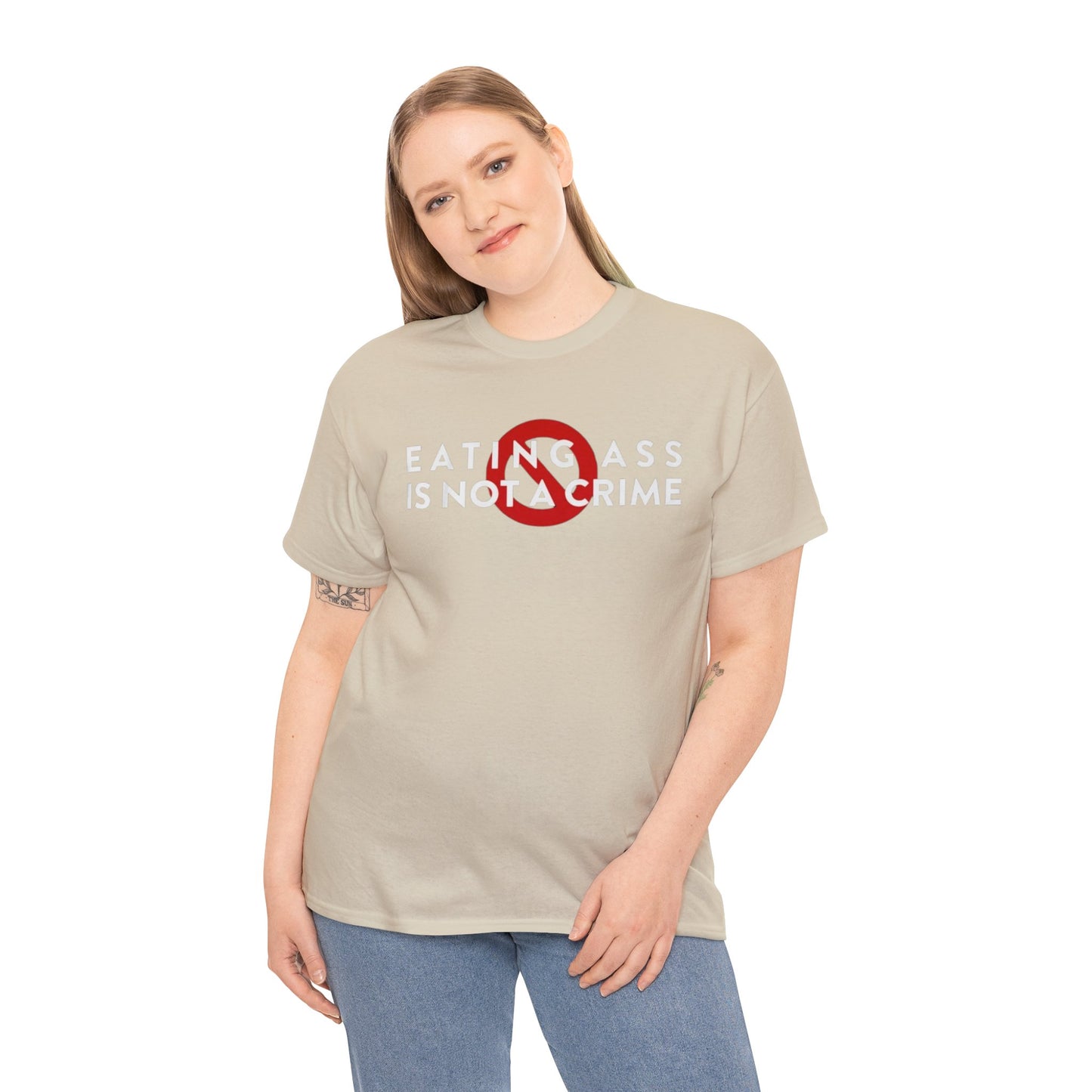 Eating Ass is NOT a Crime Funny Meme T Shirt