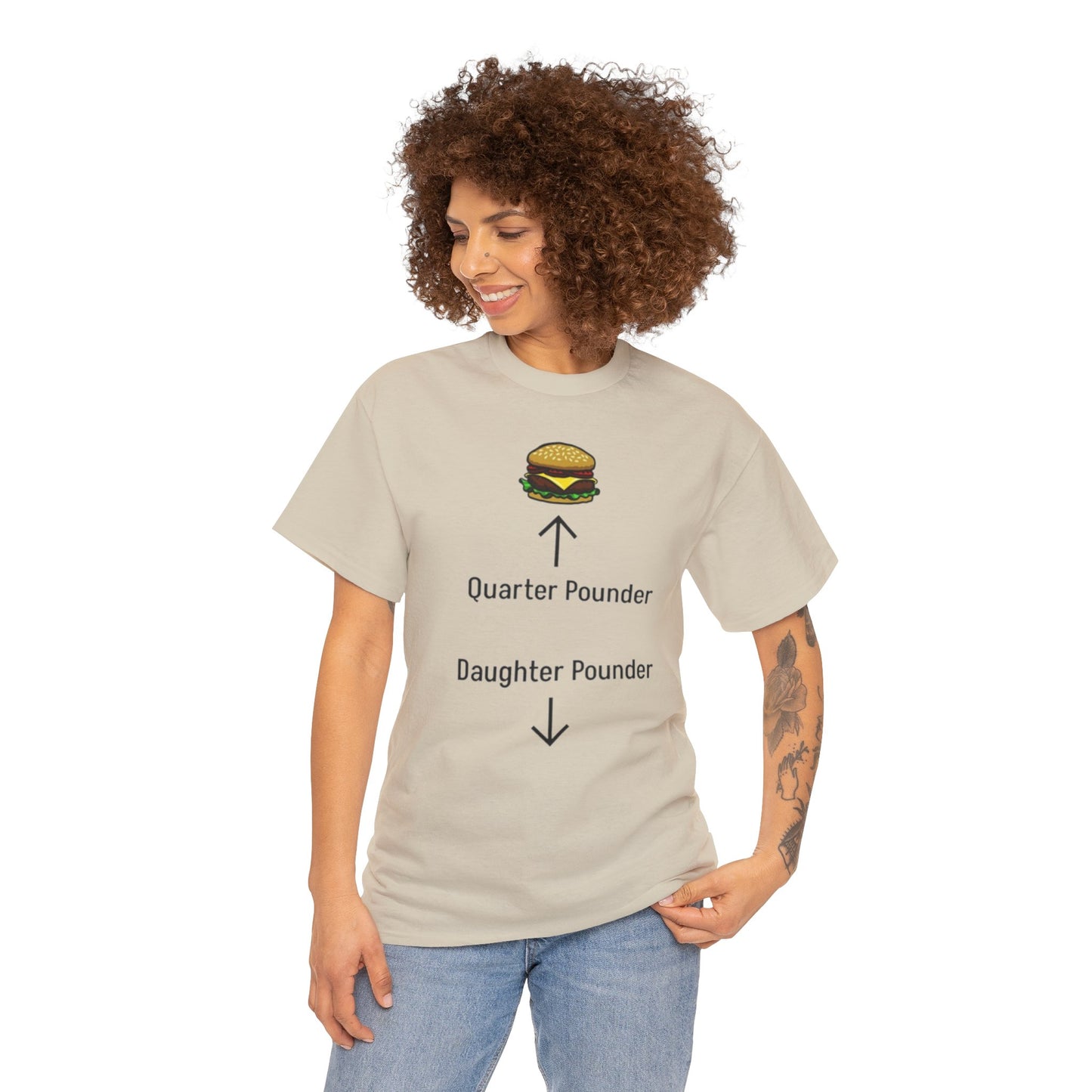 Quarter Pounder Daughter Pounder Men's classic tee