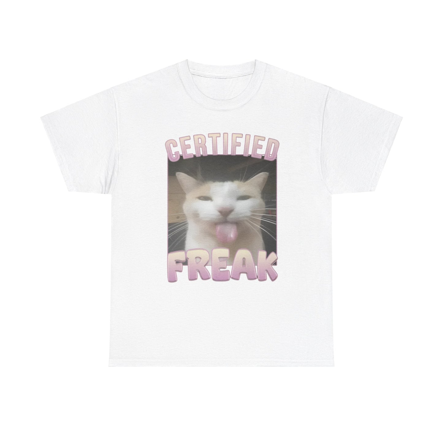 Certified Freak Funny Cat Meme T-shirt