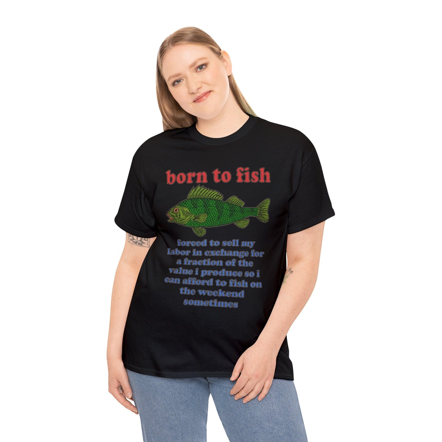 born to fish tshirt