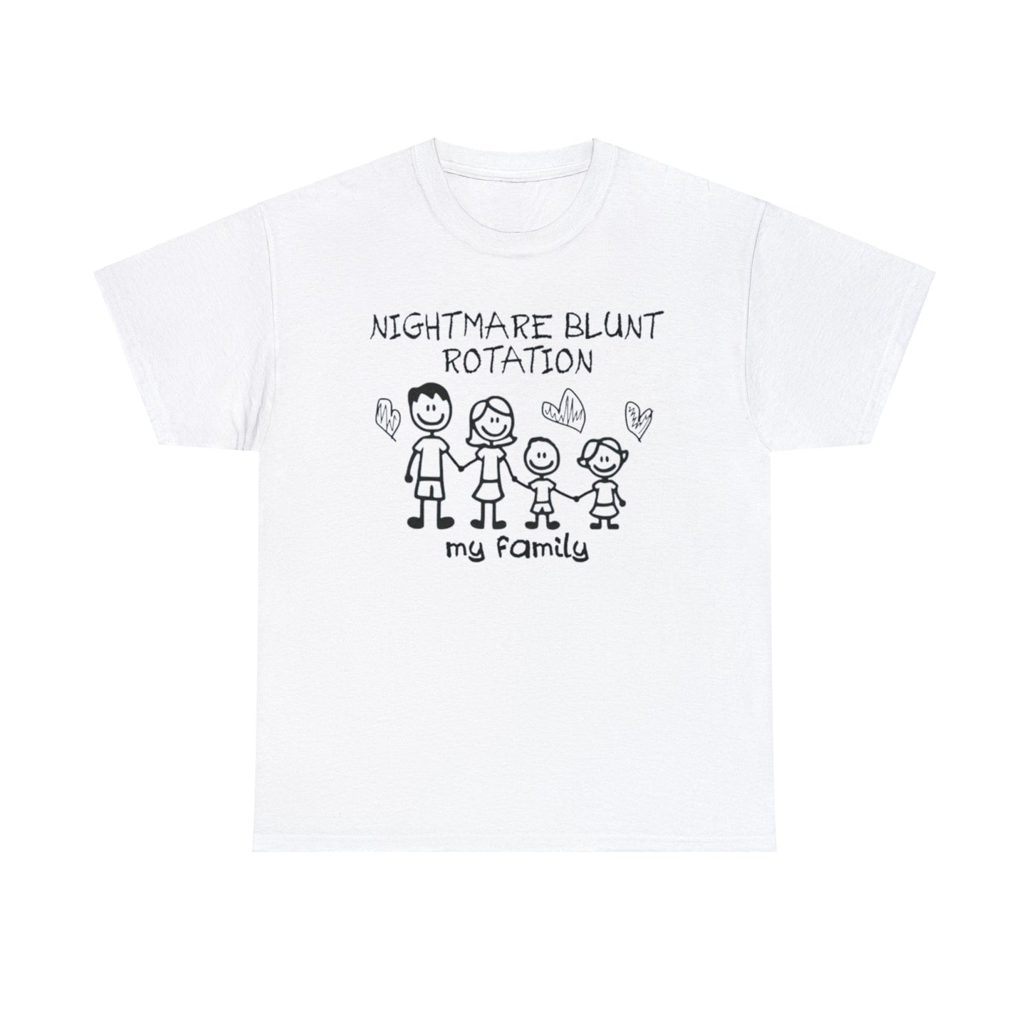 Funny Meme TShirt - NIGHTMARE BLUNT ROTATION