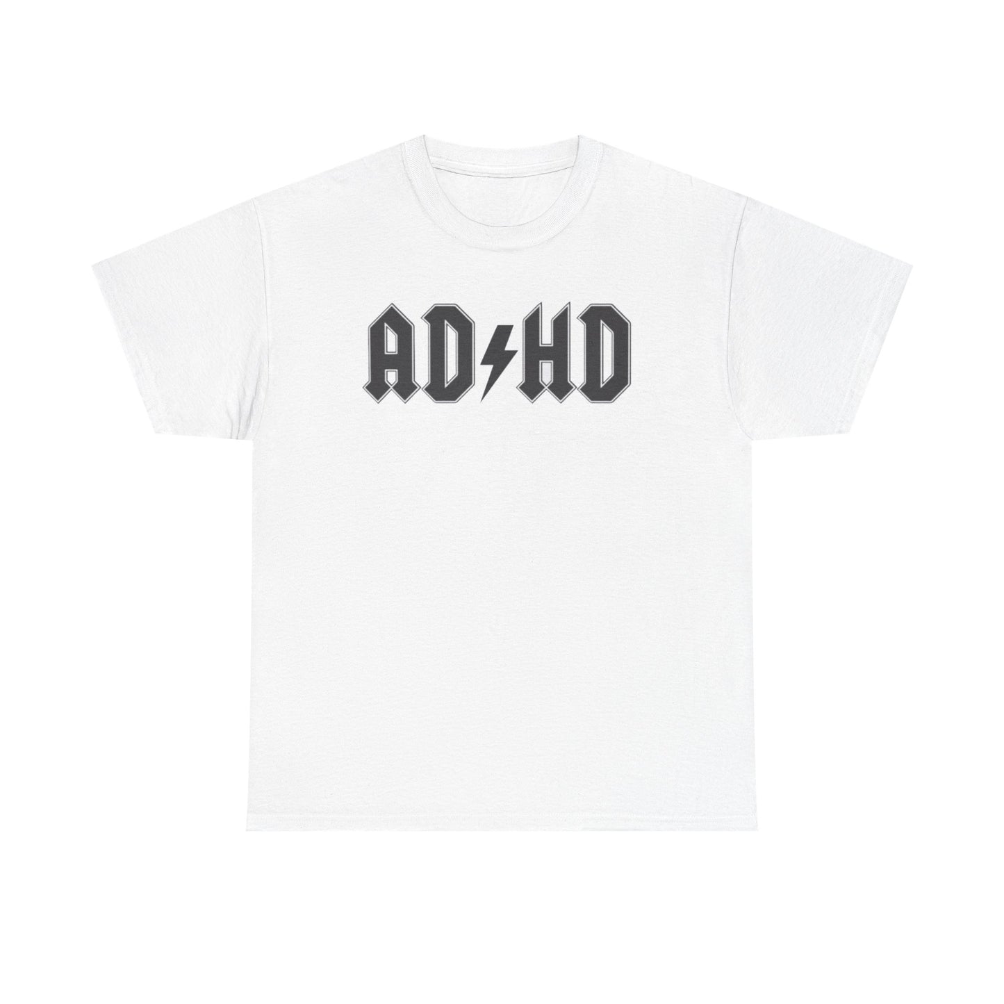 ADHD Funny Metal Band Meme Shirt – Heavy Metal Style Humor Tee