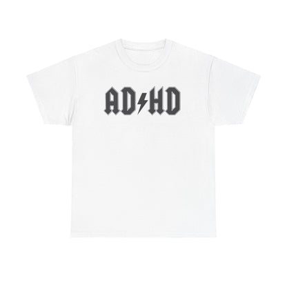 ADHD Funny Metal Band Meme Shirt – Heavy Metal Style Humor Tee