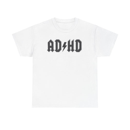 ADHD Funny Metal Band Meme Shirt – Heavy Metal Style Humor Tee