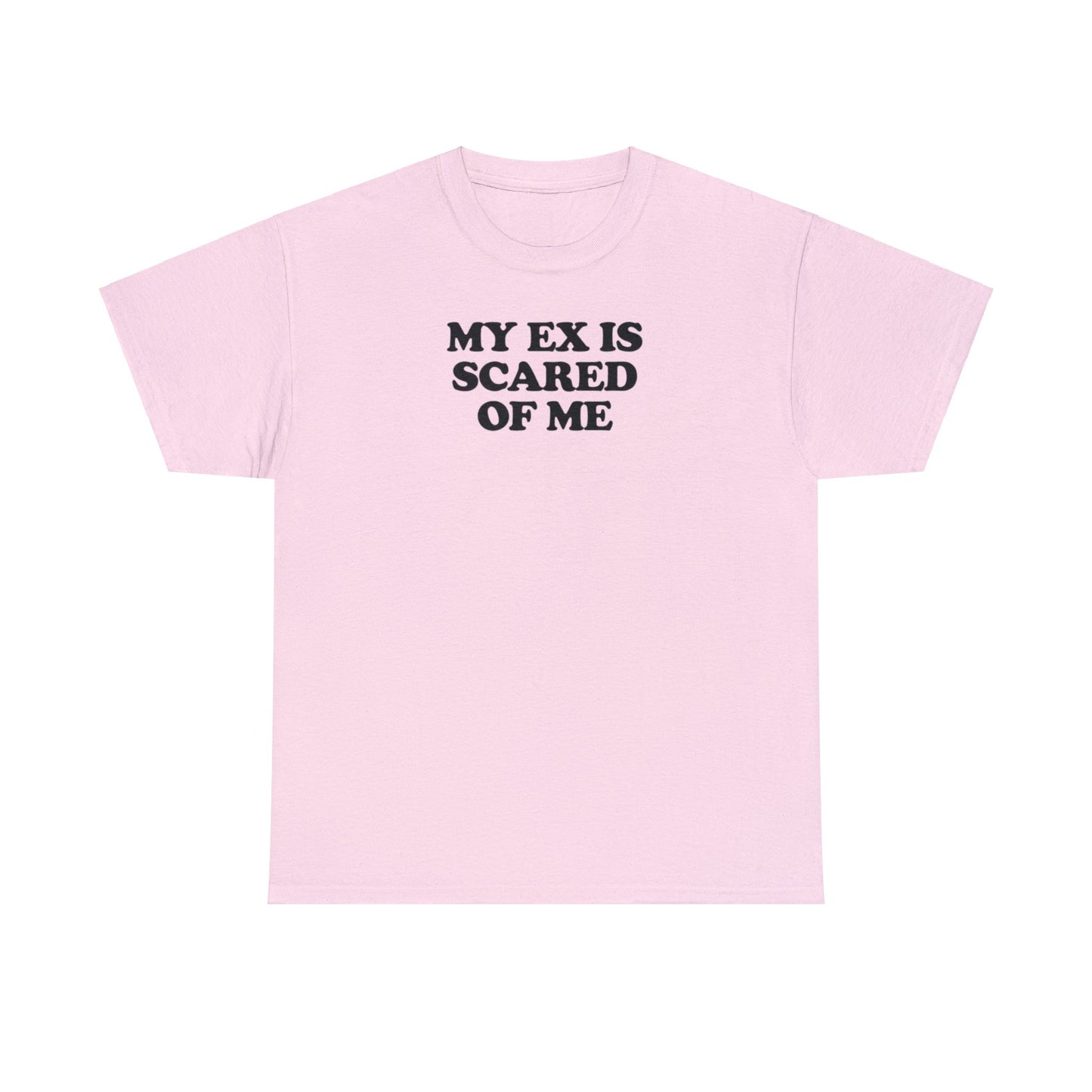 MY EX IS SCARED OF ME T-SHIRT