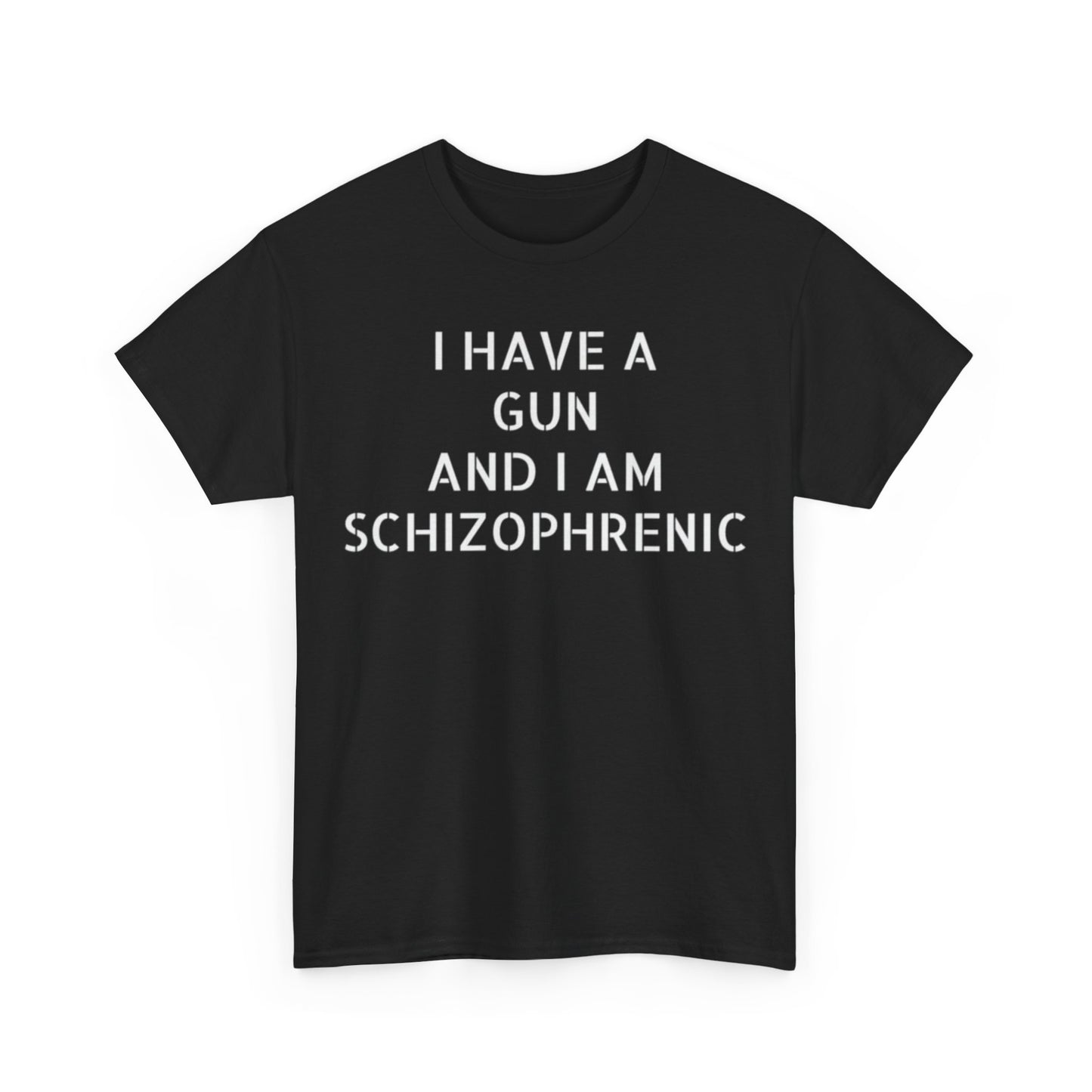 I have a gun and I am schizophrenic Funny Shirt