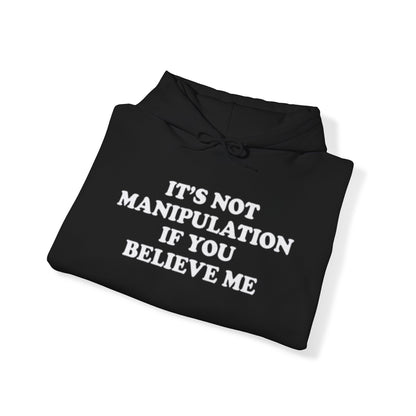 ITS NOT MANIPULATION IF YOU BELIEVE ME HOODIE