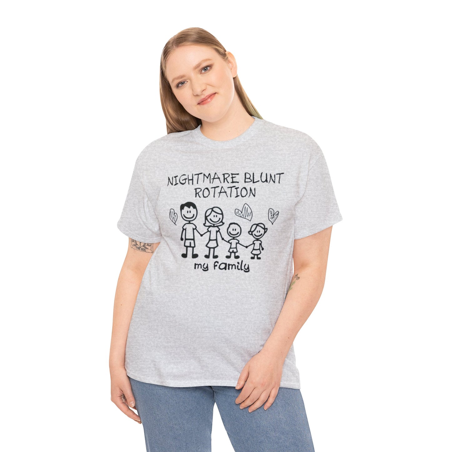 Funny Meme TShirt - NIGHTMARE BLUNT ROTATION