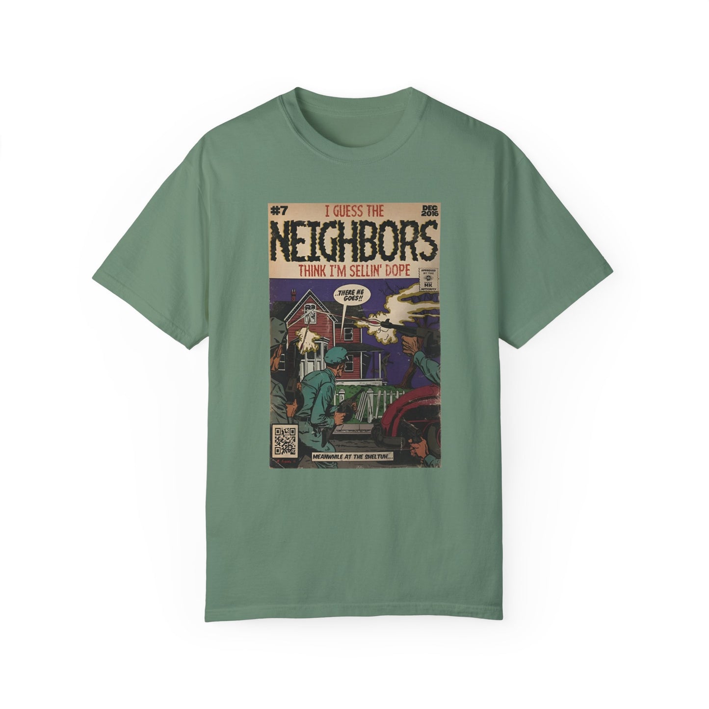 Neighbors Comic Book Inspired Shirt