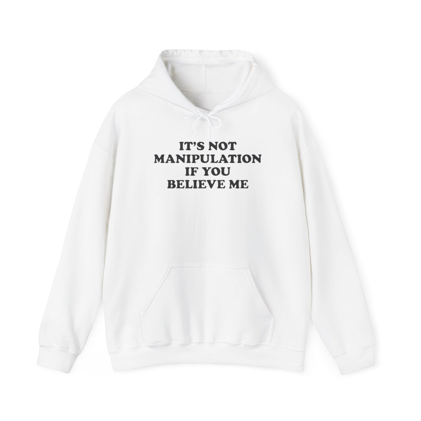 IT'S NOT MANIPULATION IF YOU BELIEVE ME HOODIE