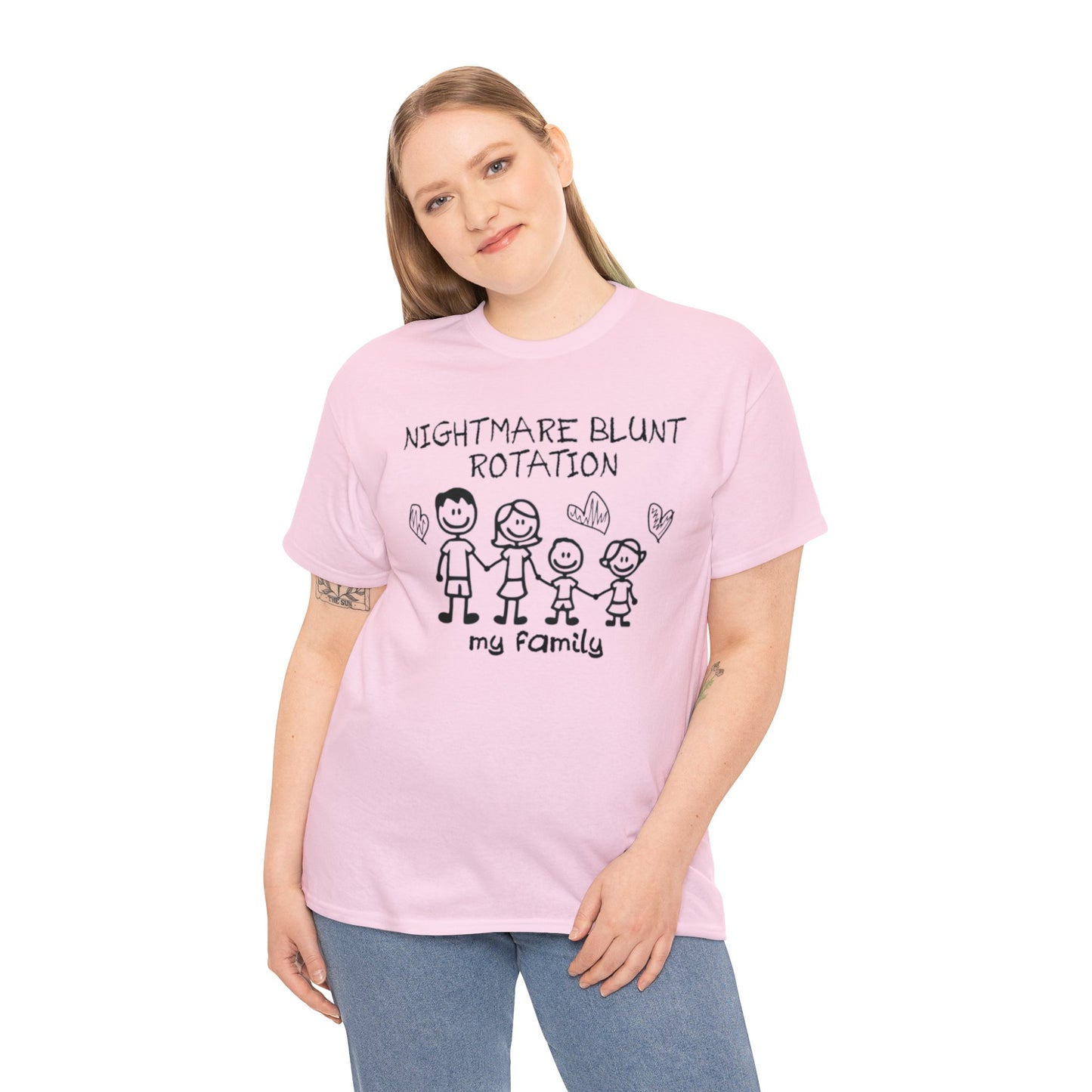 Funny Meme TShirt - NIGHTMARE BLUNT ROTATION