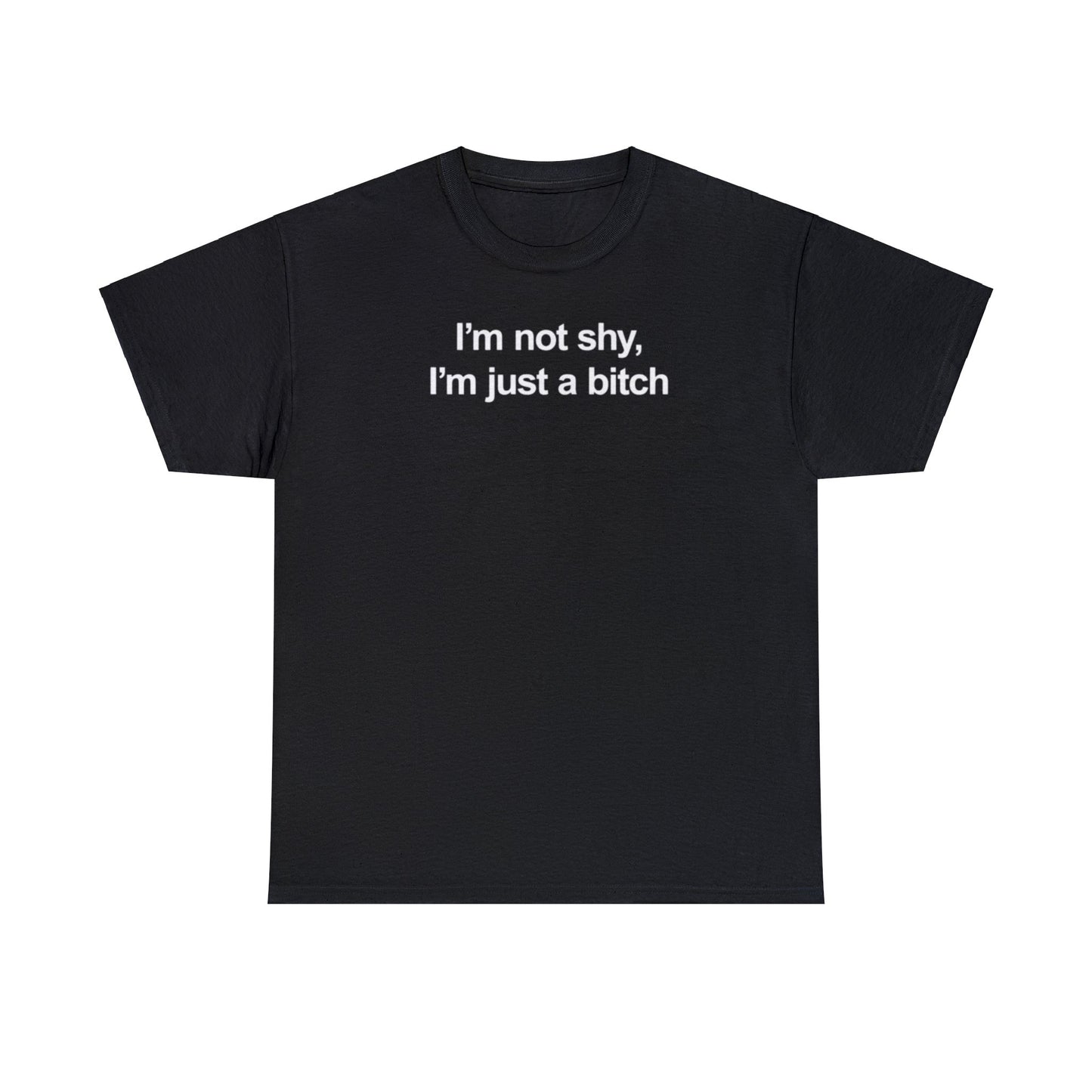 I'M NOT SHY, I'M JUST A ITCH T-SHIRT