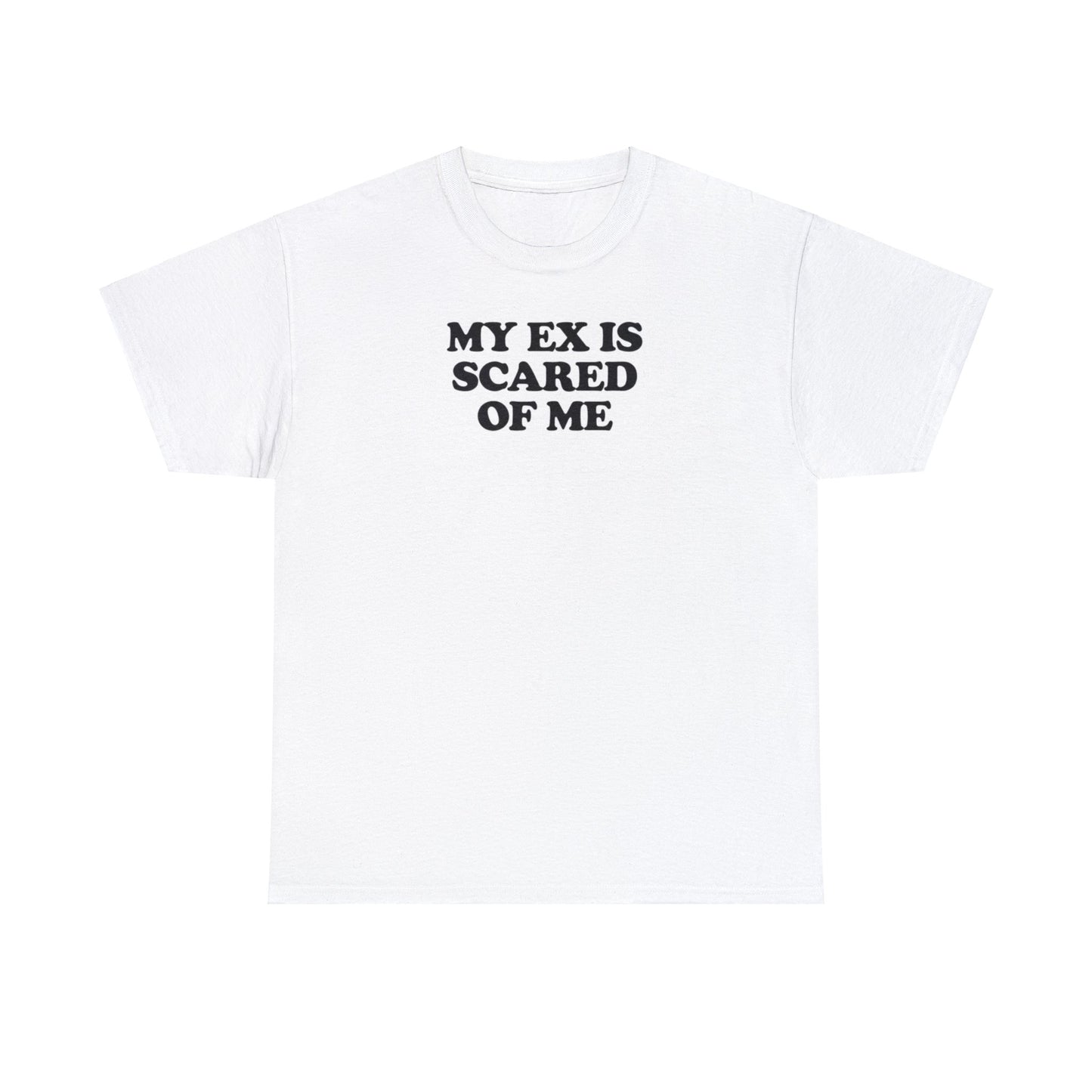 MY EX IS SCARED OF ME T-SHIRT