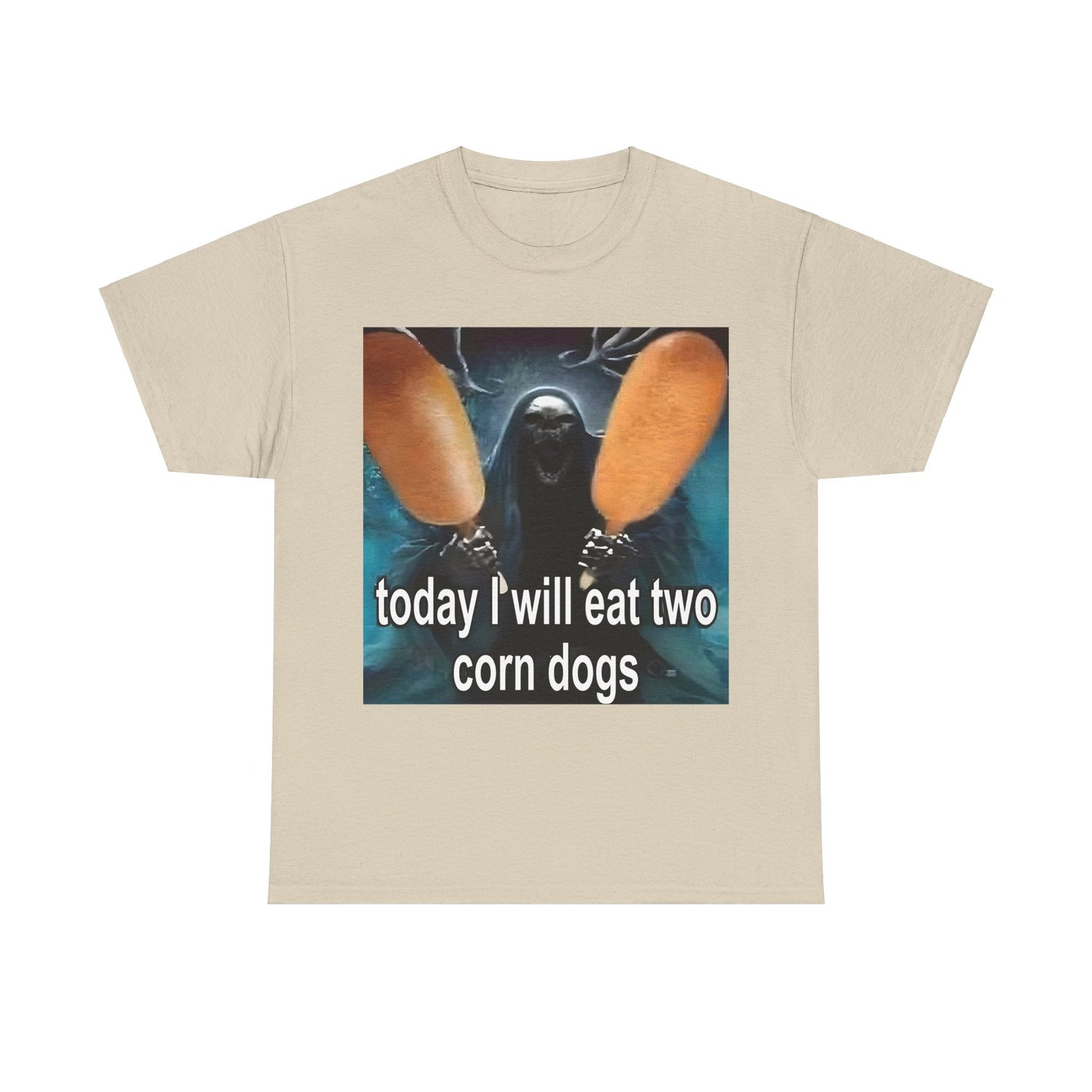 Today i Will Eat Two Corn Dogs Funny Meme Shirt