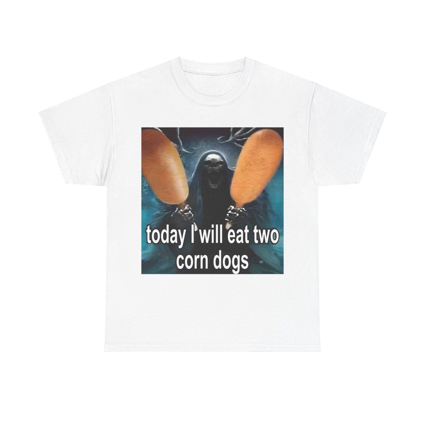 Today i Will Eat Two Corn Dogs Funny Meme Shirt