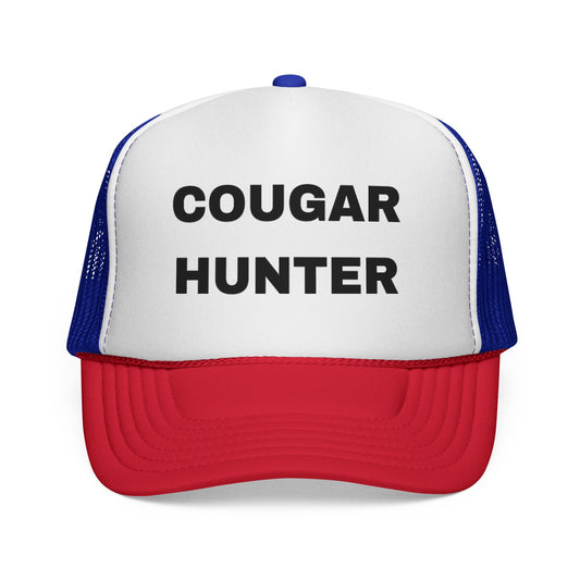 Cougar Hunter Funny Trucker Hat
