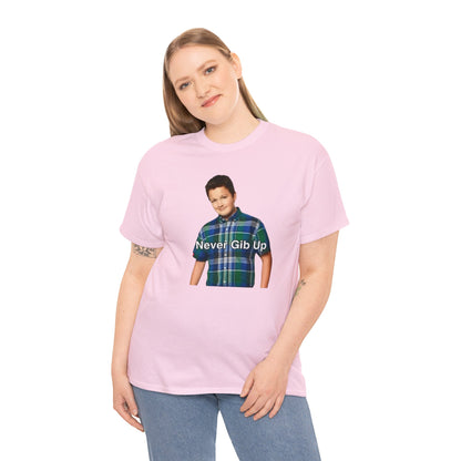 Never Gib Up / Gibby iCarly Joke Funny Shirt