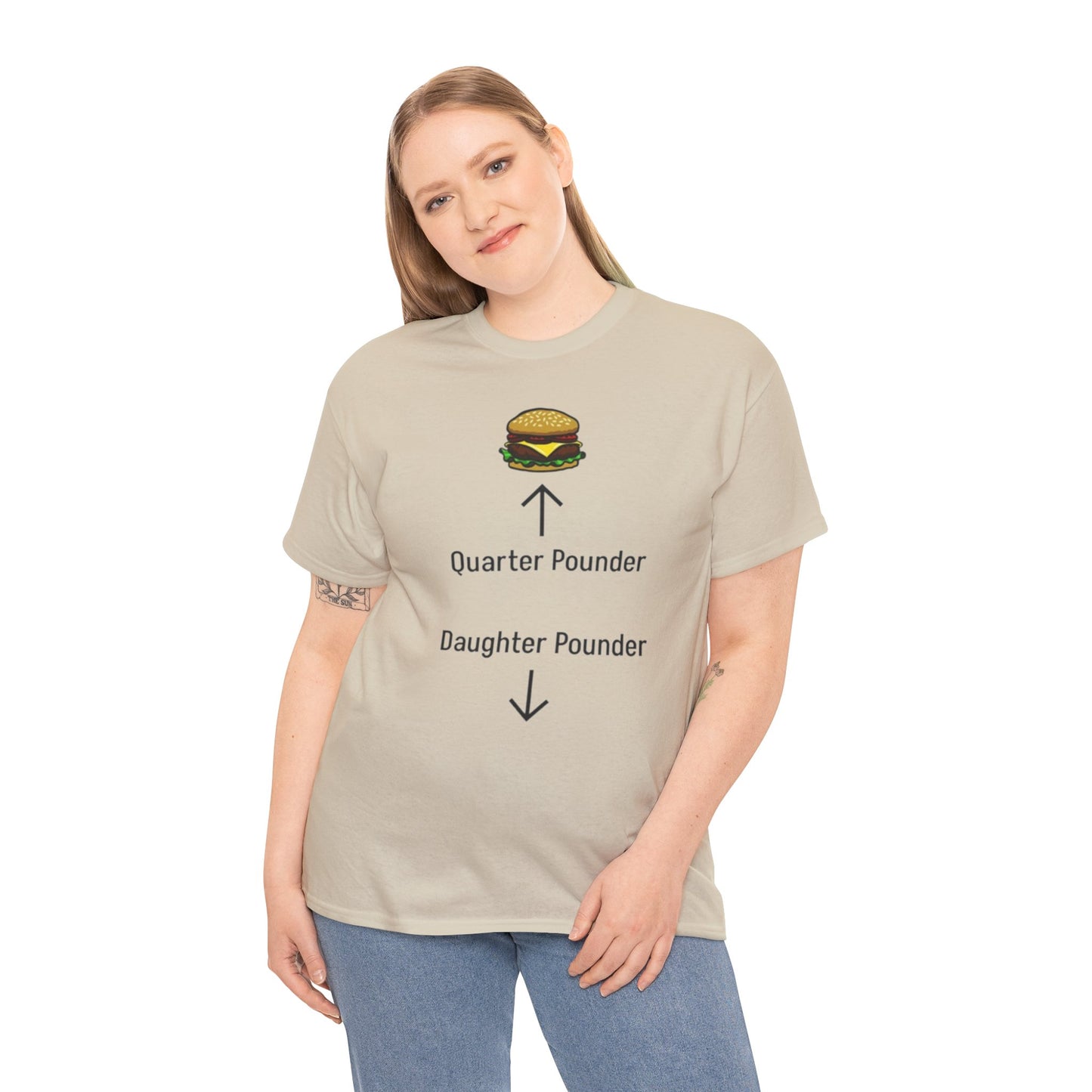 Quarter Pounder Daughter Pounder Men's classic tee