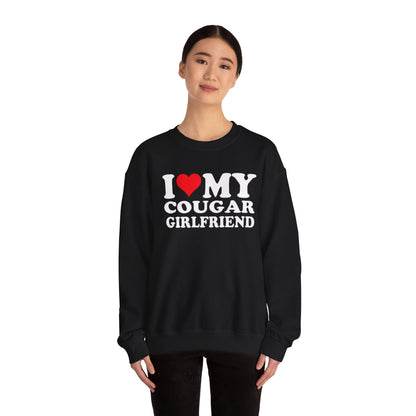 i love my cougar gf sweatshirt