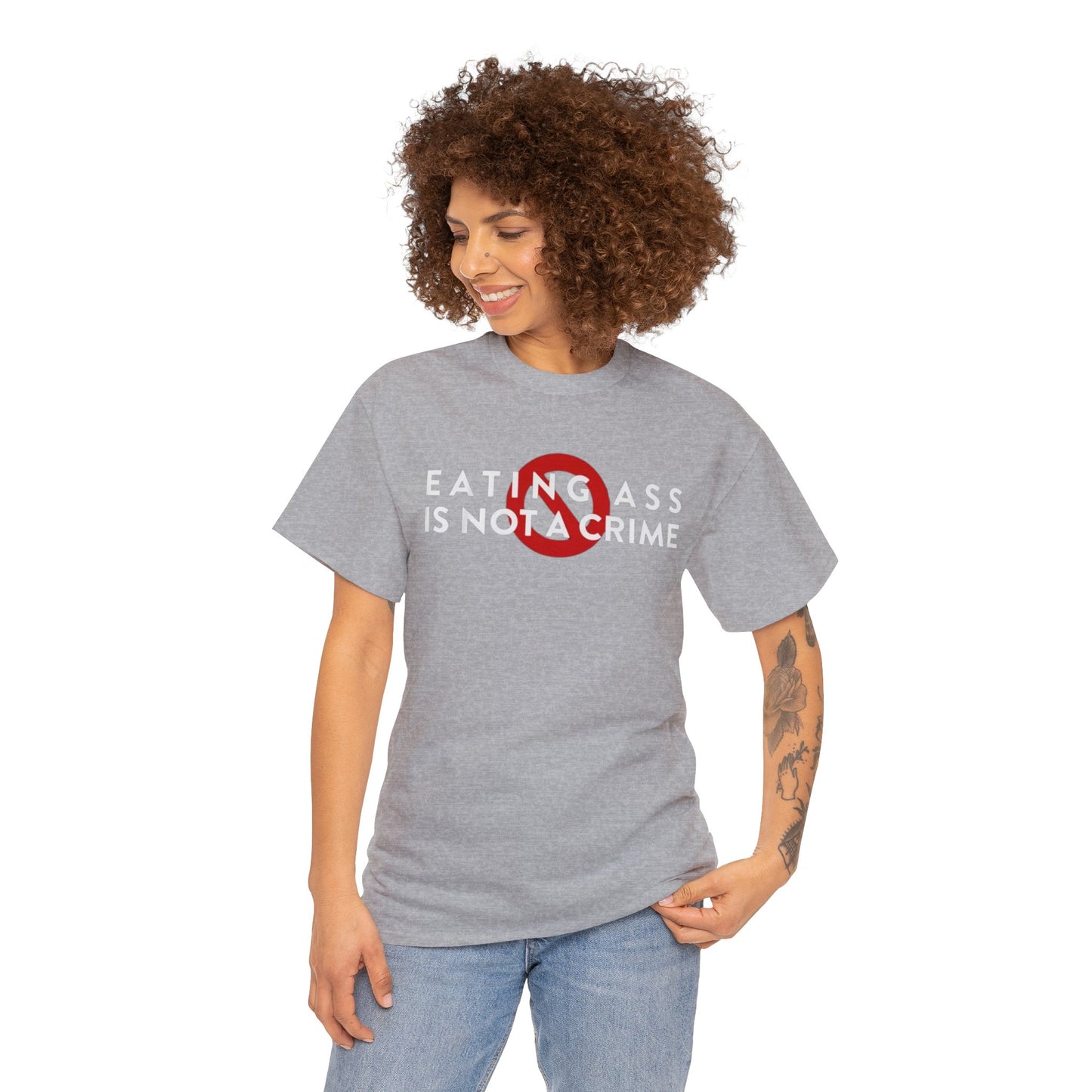 Eating Ass is NOT a Crime Funny Meme T Shirt