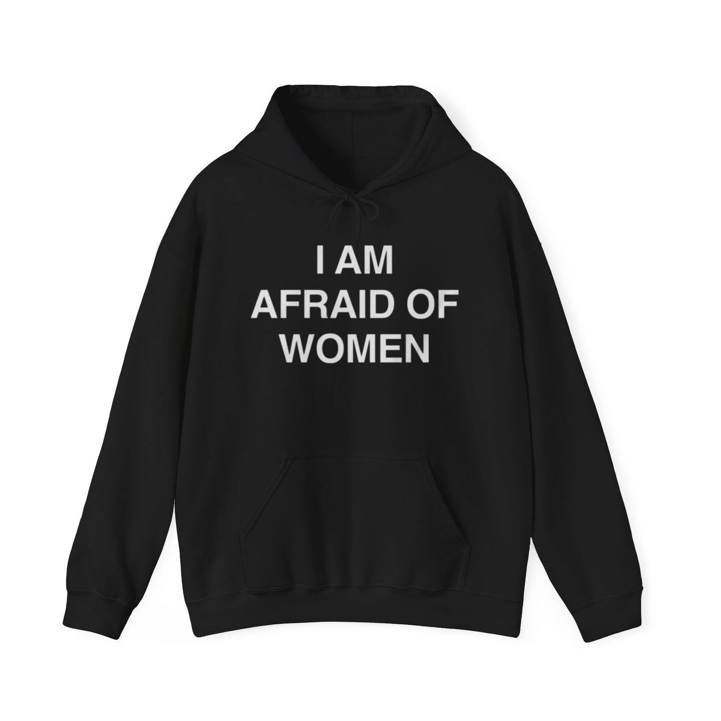 i am afraid of women hoodie