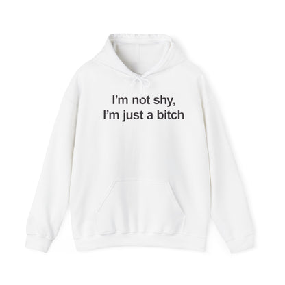 IM NOT SHY IM JUST A ITCH HOODIE