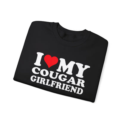 i love my cougar gf sweatshirt