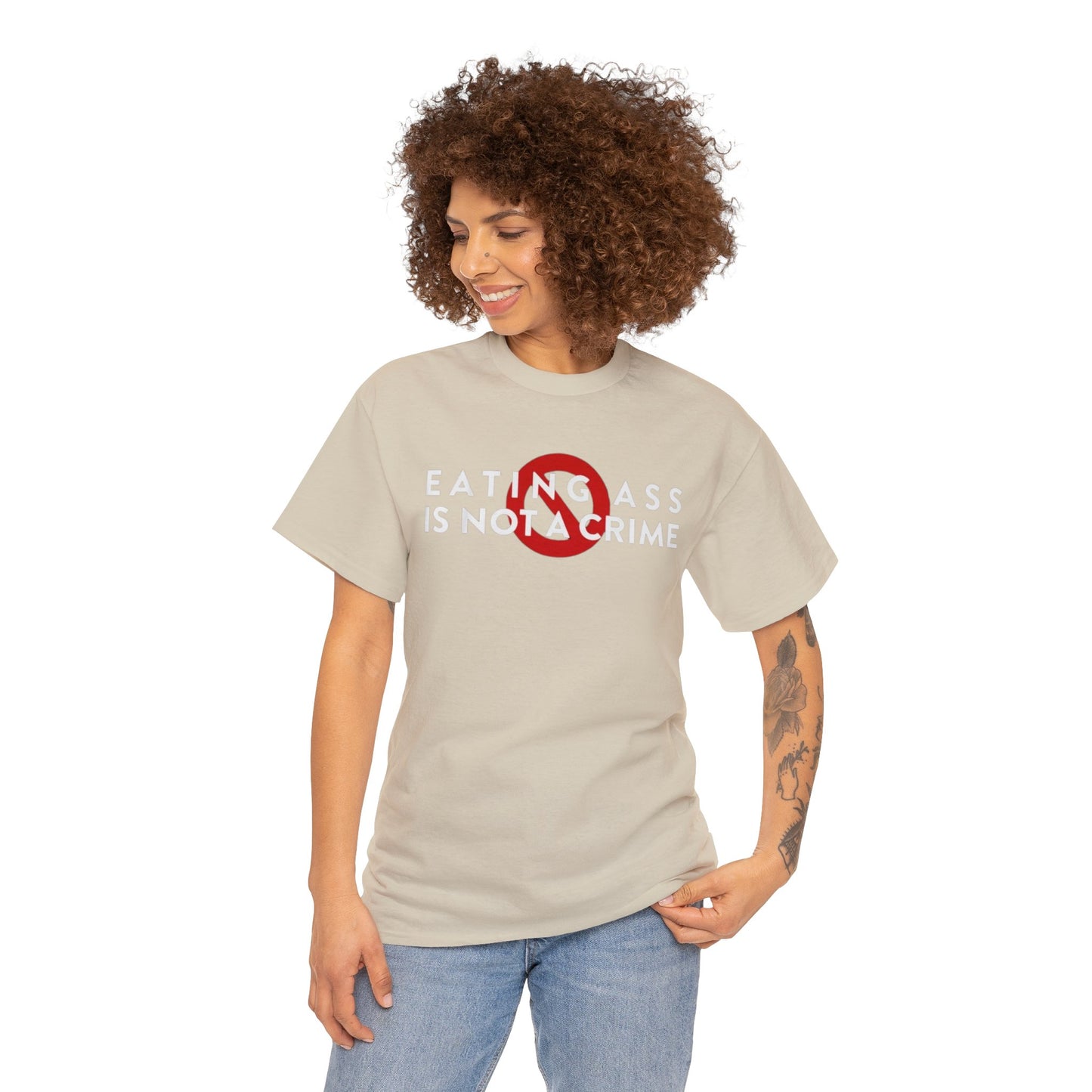 Eating Ass is NOT a Crime Funny Meme T Shirt