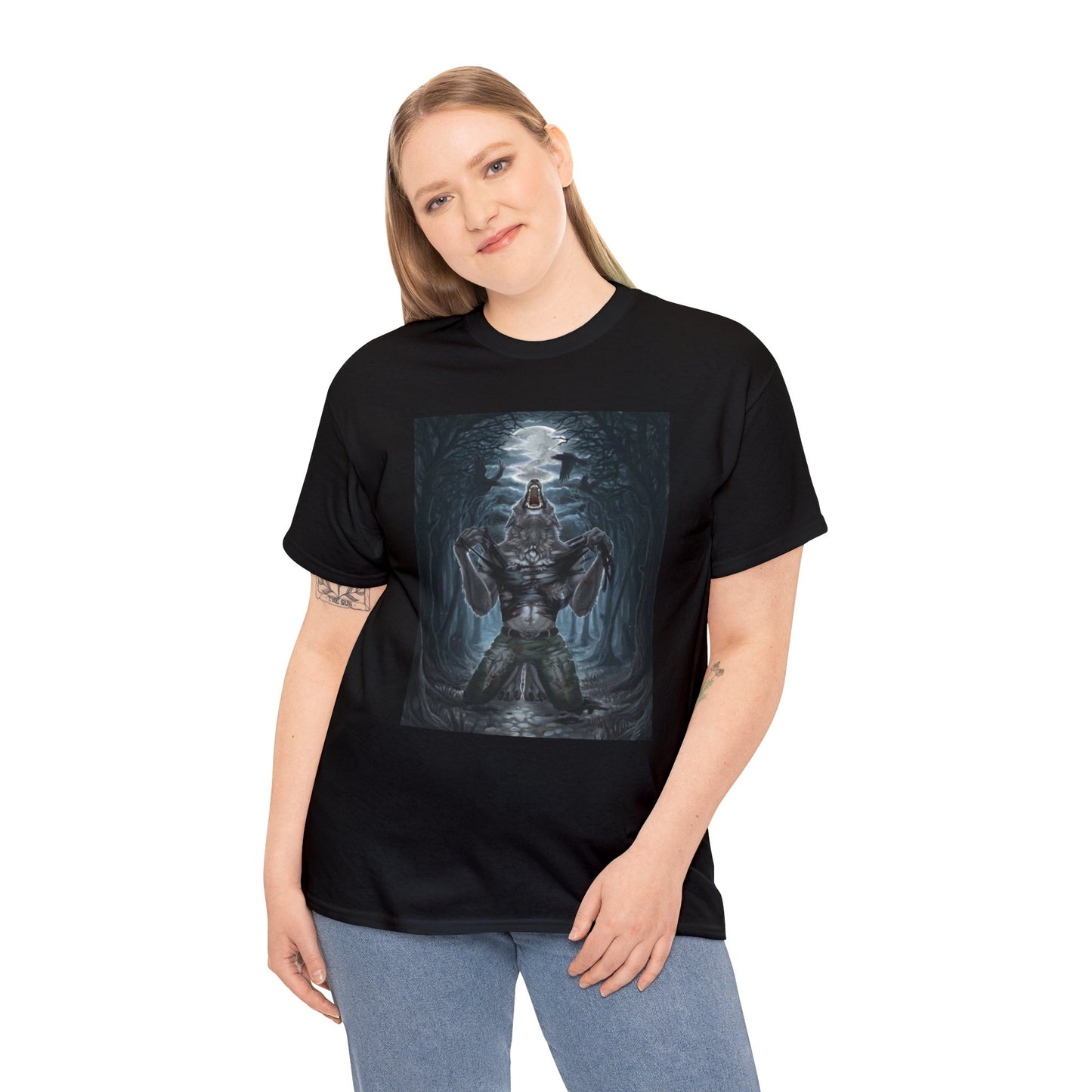 werewolf ripping shirt