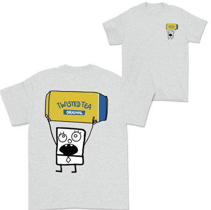 Doodlebob Twisted Tea 2 Sided Shirt Funny Drinking Shirt