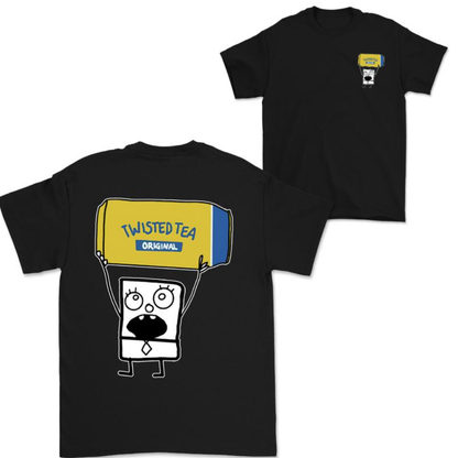 Doodlebob Twisted Tea 2 Sided Shirt Funny Drinking Shirt